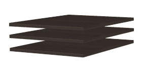 Полка (3шт.) ПЛ-104 