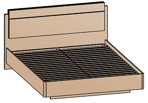 Кровать 140х200 КР-8-16-14