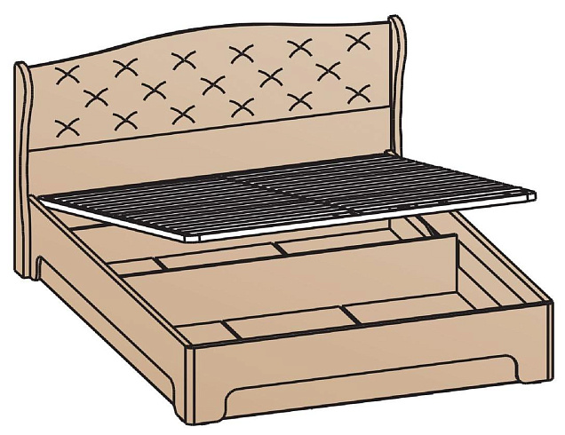 Кровать с подъемным механизмом 140х200   КРП-1702