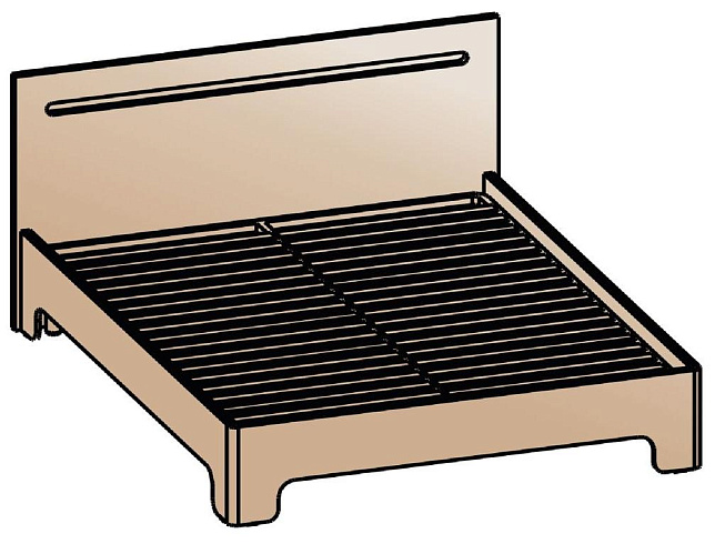 Кровать 120х200   КР-2001