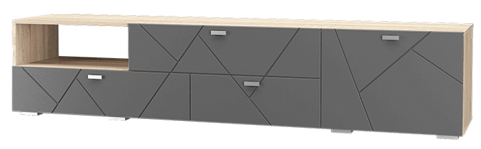 Тумба под ТВ с 3 ящиками и 1 дверкой   630-0695-73