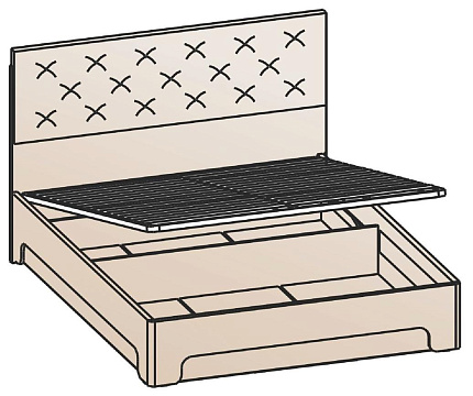 Кровать с подъемным механизмом 180х200 КРП-1204