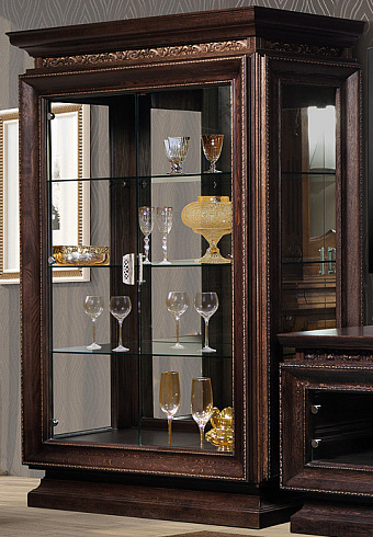 Шкаф с витриной   ГМ 5358Е