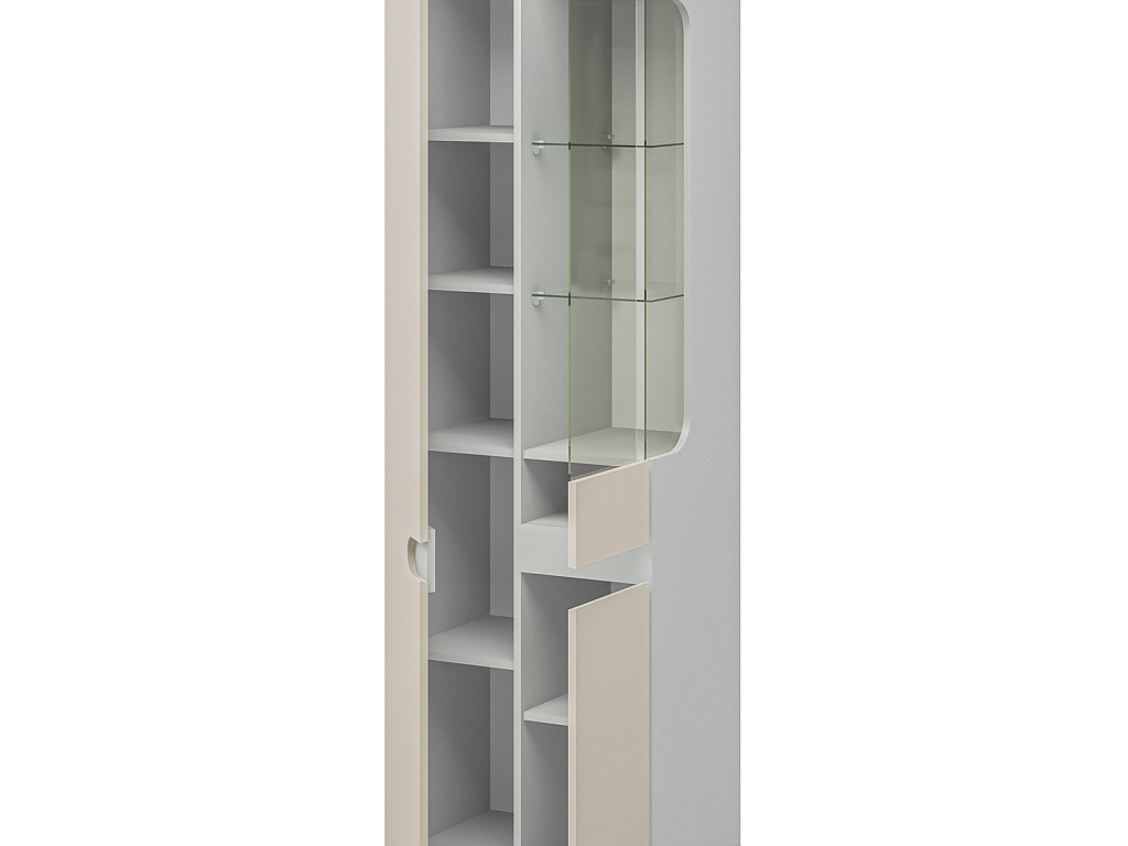 Шкаф с витриной   МН-026-01/1-C1