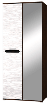 Шкаф двухдверный с зеркалом 