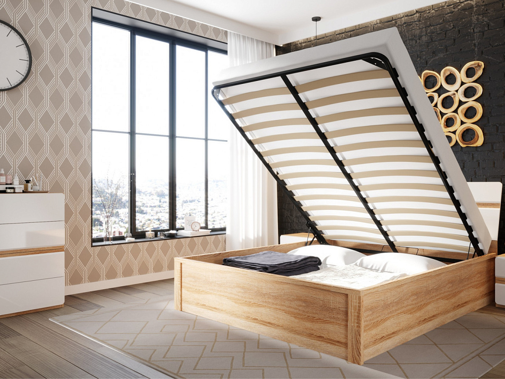 Кровать 160х200 с подъёмным механизмом   