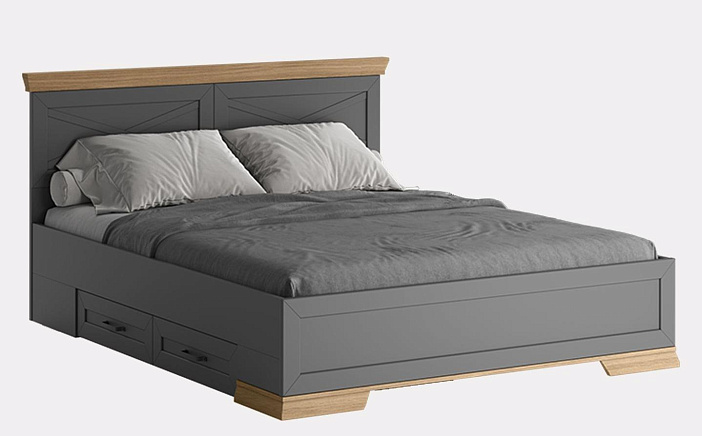 Кровать  Marselle Дымчатый алмаз LOZ/160х200