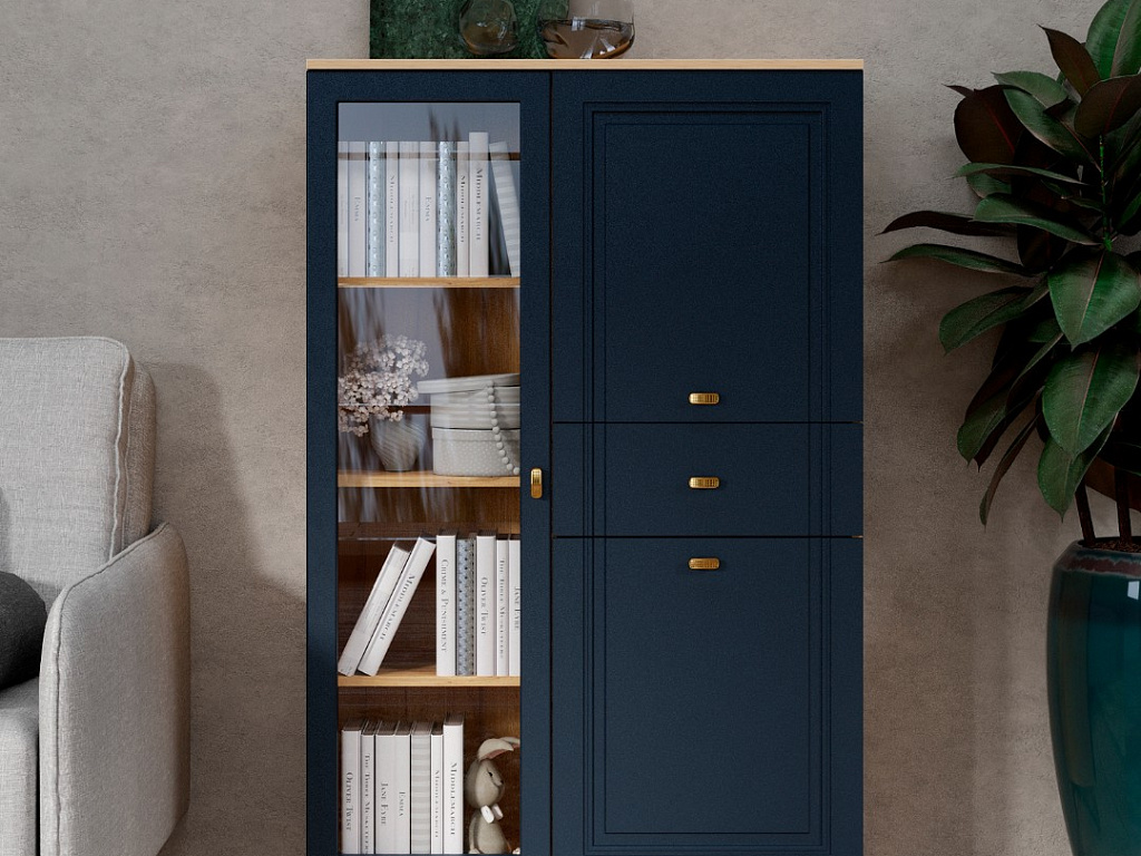 Пенал низкий (1 стекл)   