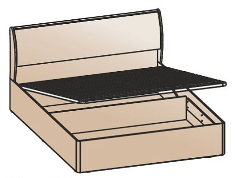 Кровать 1400 с подъемным механизмом КРП-1106