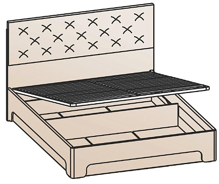 Кровать с подъемным механизмом 120х200 КРП-1201