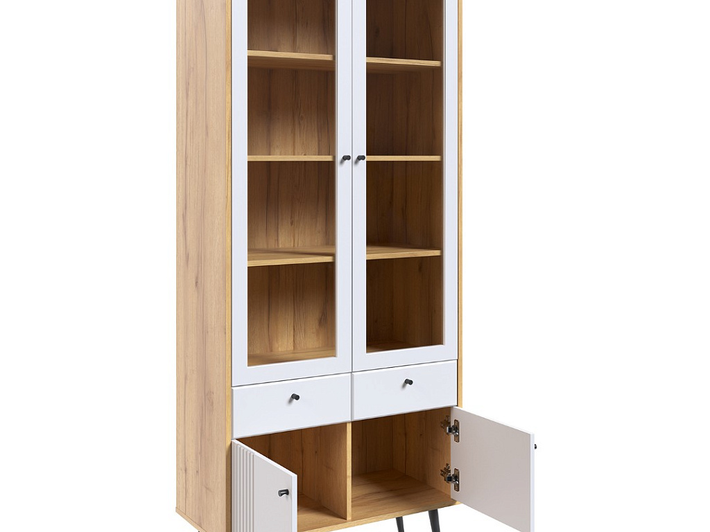 Пенал-витрина 2-дв   