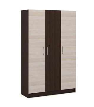 Распашной шкаф 3дв без зеркал  