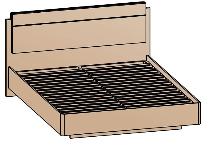 Кровать 120х200   КР-8-16-12