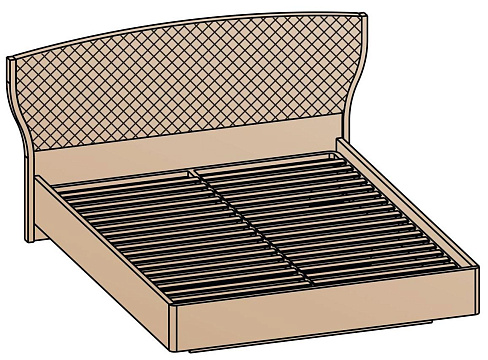 Кровать 180х200 (основание 16 мм) КР-20-16-18