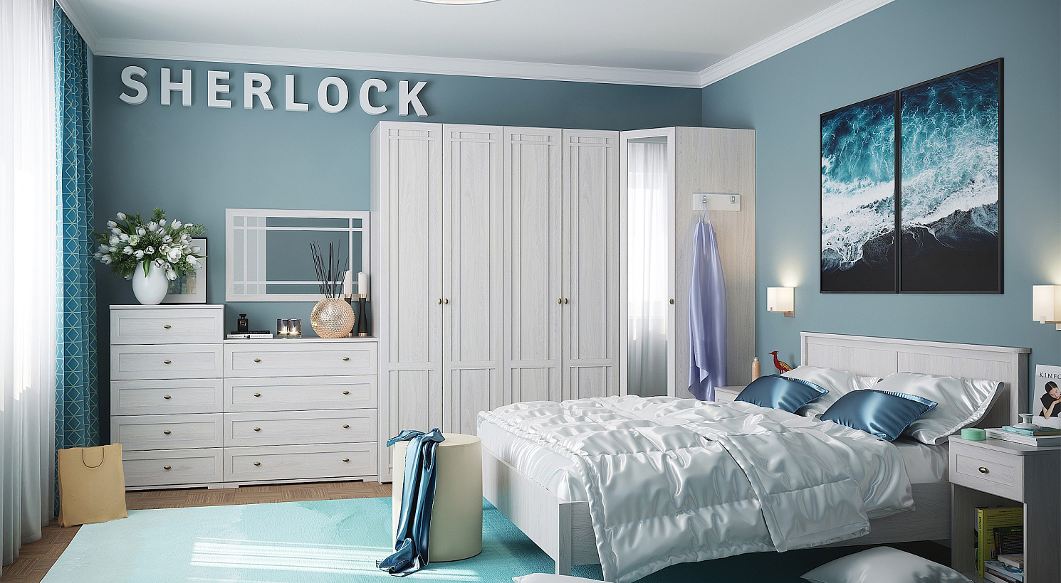 Sherlock Ясень анкор светлый