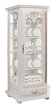 Шкаф с витриной ММ-126-13/01