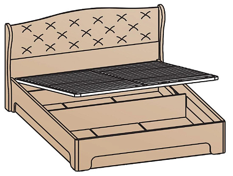 Кровать с подъемным механизмом 120х200 КРП-1701