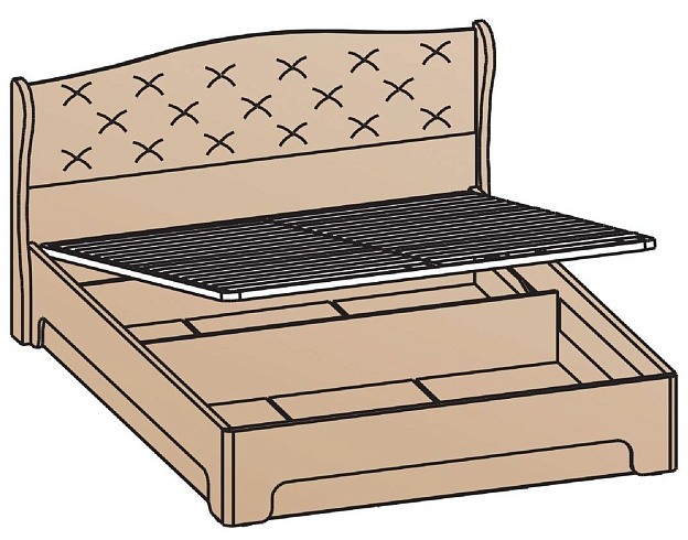 Кровать с подъемным механизмом 160х200   КРП-1703