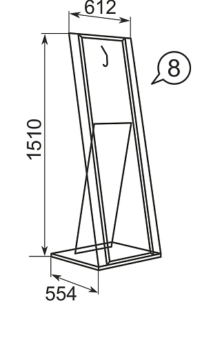 Зеркало напольное   8
