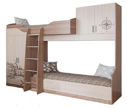 Кровать двухъярусная 46574