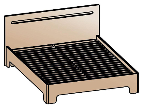 Кровать 160х200 КР-2003