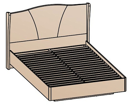 Кровать 1600 (мягкое основание) КР-23-М-16