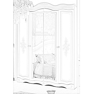 Шкаф для одежды 4Д КМК 0523