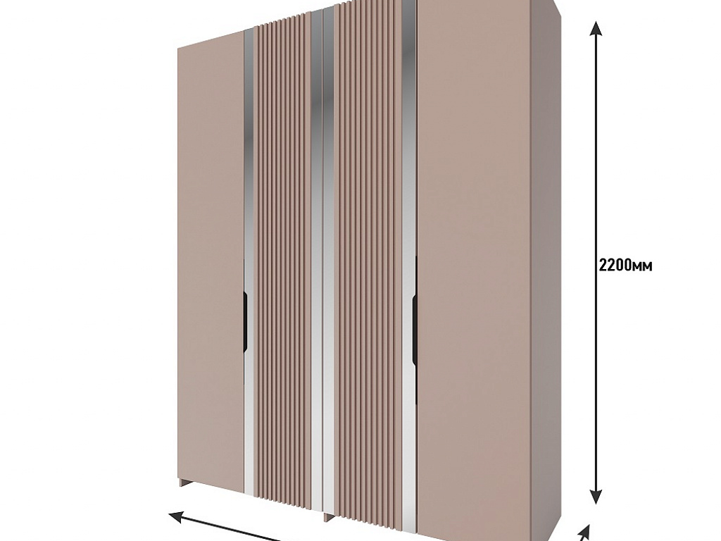 Шкаф для одежды 4Д   КМК 0965.1