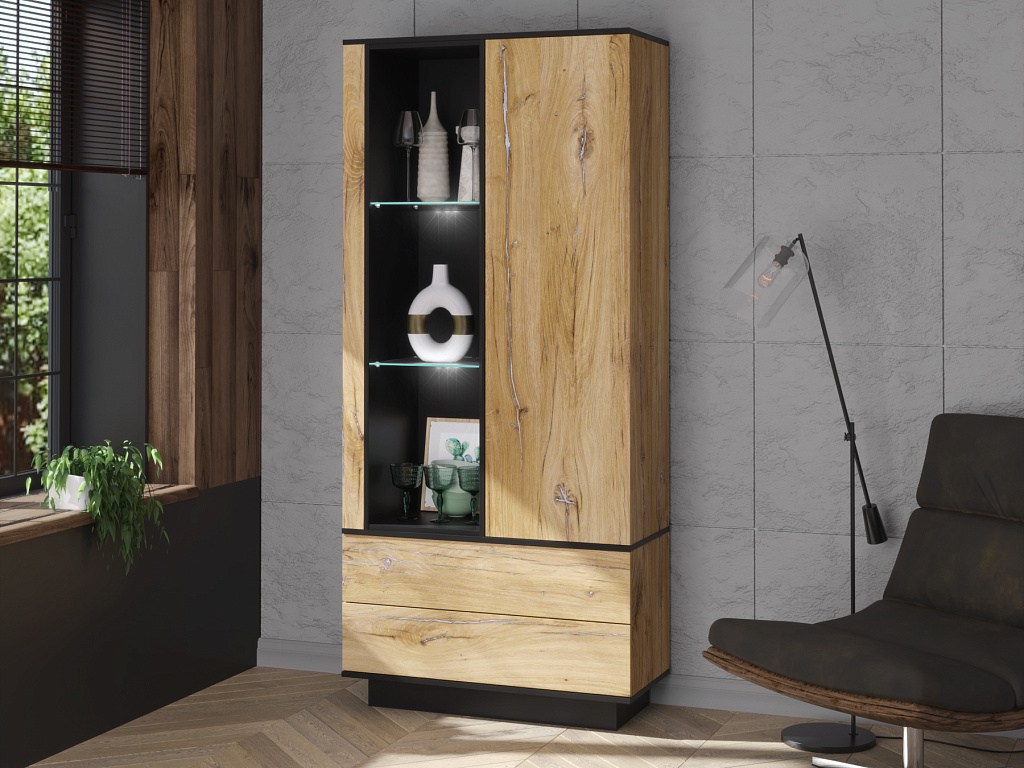 Шкаф комбинированный c подсветкой   QZ-ШК1