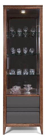 Шкаф с витриной (правый)   ГМ 1621Е