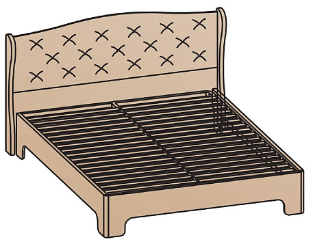 Кровать 160х200 КР-1703