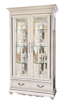 Шкаф с витриной ММ-210-02