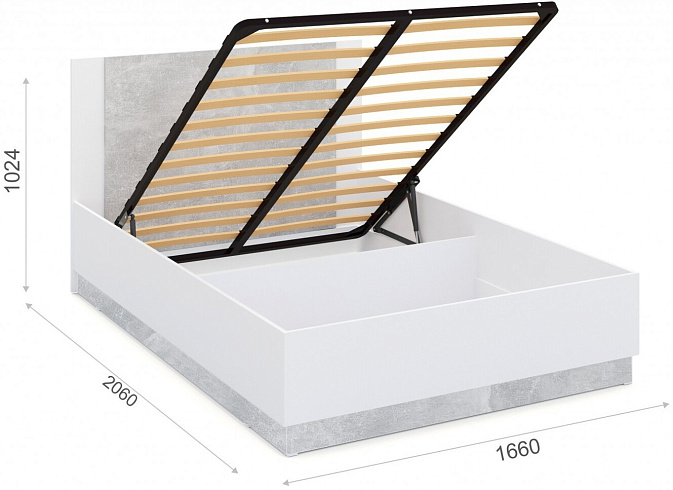 Кровать с подъемным механизмом 160х200   