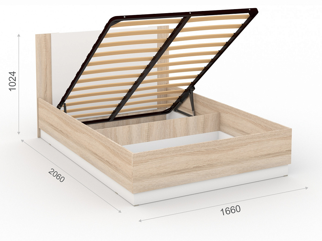Кровать с подъемным механизмом 160х200   