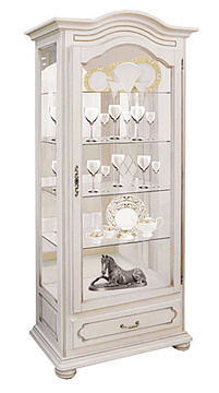 Шкаф с витриной ММ-126-54