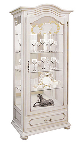 Шкаф с витриной   ММ-126-54