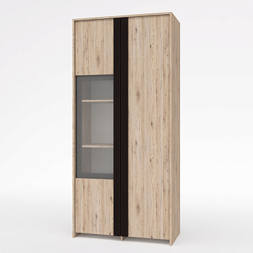 Шкаф с витриной КМК 0552.6