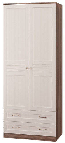 Шкаф двухдверный с ящиками   