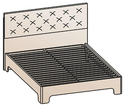 Кровать 160х200 КР-1203