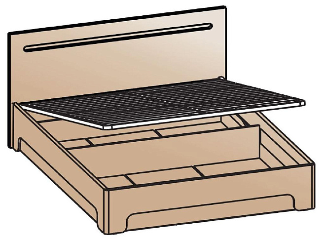 Кровать с подъемным механизмом 120х200   КРП-2001