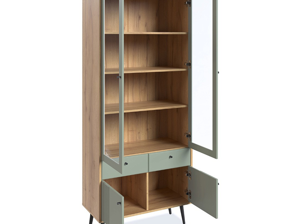 Пенал-витрина 2-дв   