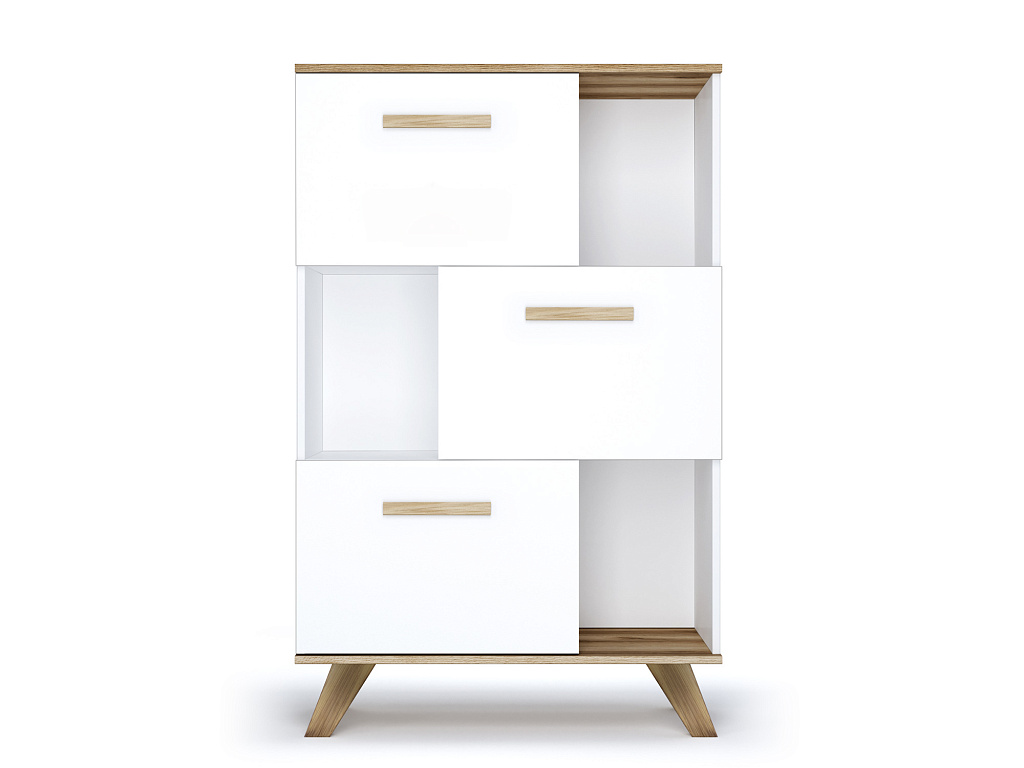 Шкаф низкий с нишами   