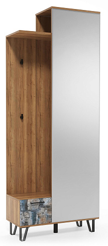 Вешалка с зеркалом (800)   000101620