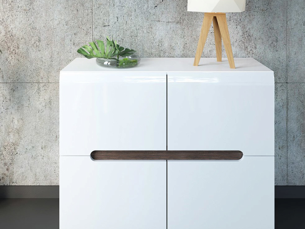 Тумба  Azteca Белая REG4D/8/11