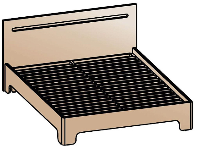 Кровать 140х200   КР-2002