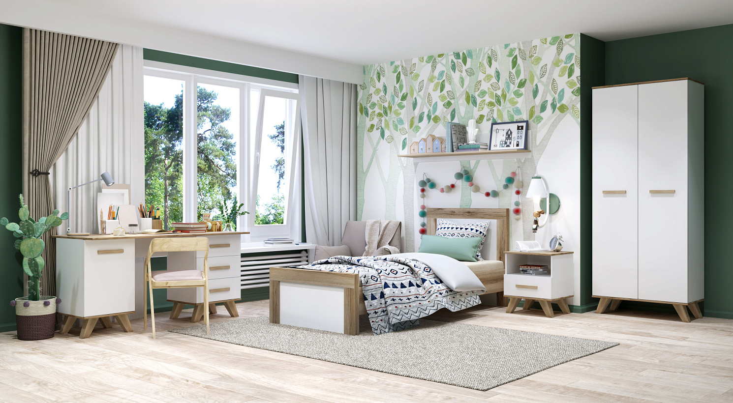 Вега Скандинавия Белый глянец