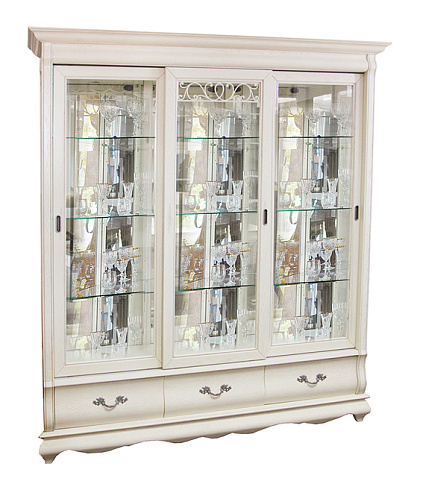 Шкаф с витриной   ММ-210-03