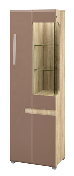 Шкаф с витриной МН-026-01/1