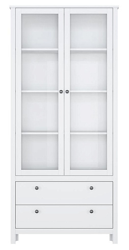 Шкаф  Ewa белая REG2W2S