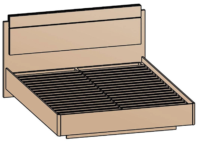 Кровать 140х200   КР-8-16-14